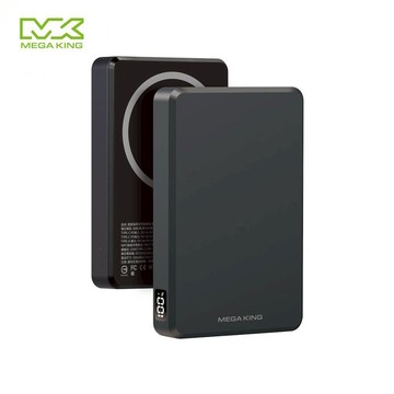 【現貨】MEGA KING 10000準固態防爆磁吸行動電源 暗影黑