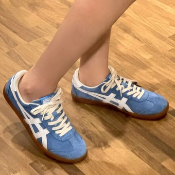 ONITSUKA TIGER 鬼塚虎 藍莓焦糖 天空藍 德訓鞋 麂皮 復古 女鞋 1183A907-400