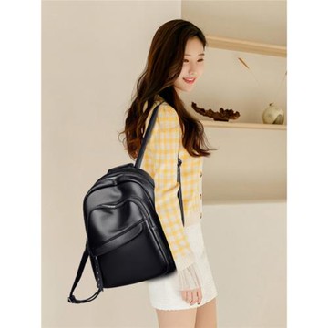 百搭雙肩包女韓版ins大容量背包小香風洋氣大學生雙肩包新潮韓版