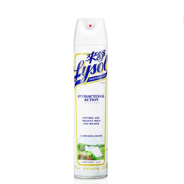 【史代新文具】來舒Lysol 清爽亞麻 510g 噴霧抗菌清潔劑