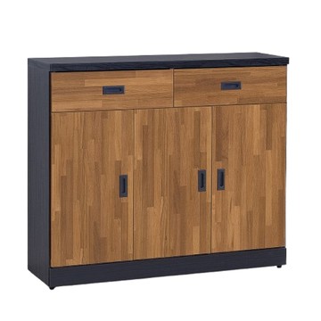 【MUNA家居】雙色積層木4尺鞋櫃/A134