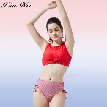 【蘋果品牌 】時尚大女二件式比基尼泳裝  NO.1104058