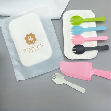 烘焙蛋糕盤叉一次性紙盤刀叉盤組合套裝生日餐具叉勺盤子餐盤碟子