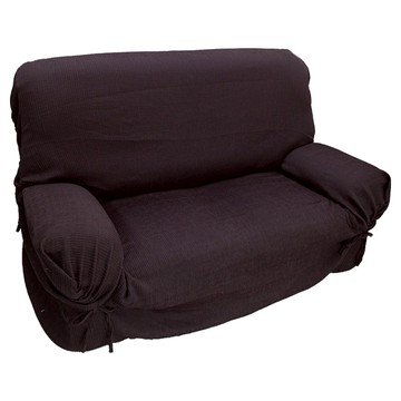 J&N 華柔彈性沙發便利套  咖啡色  90 x 235 x 100cm  1個