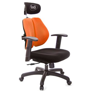 GXG 雙軸枕 雙背電腦椅(SO金屬扶手) TW-2604 EA5