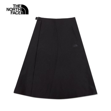 UE女款黑色DWR防潑水裙子｜8E6DJK3