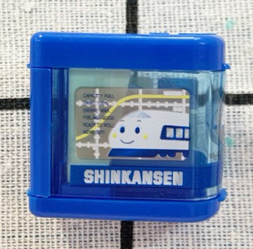 【震撼精品百貨】Shin Kan Sen 新幹線~三麗鷗新幹線迷你削筆器-藍#81957