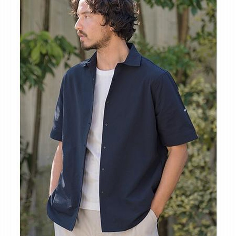 持続涼感】 COOL SILVER(R) ホリゾンタルワイド 半袖 形態安定