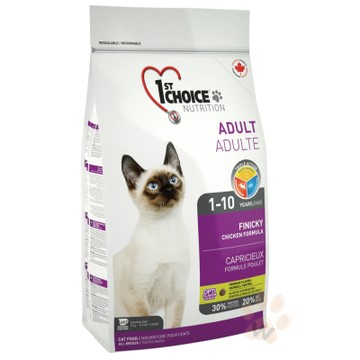 1st CHOICE瑪丁第一優鮮寵物健康食譜-低過敏成貓挑嘴配方 5.44Kg-12lb(買二件送寵喵樂-貓草玩具1個隨機)