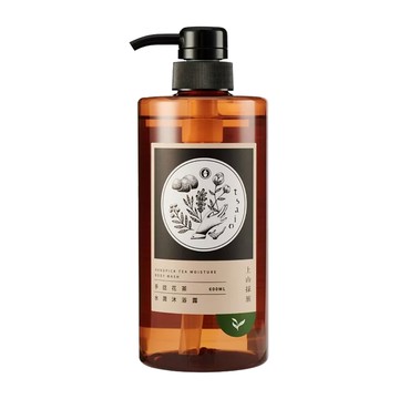 tsaio 上山採藥 水潤沐浴露 手捻花茶 添加金盞花、甘菊花萃取 溫和不刺激 泡沫綿密 舒緩配方 所有膚質都適用  600ml  1瓶