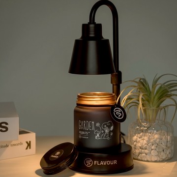 【FLAVOUR】弗蕾爾 香氛融蠟燈(可調高度)＋史努比香氛蠟燭