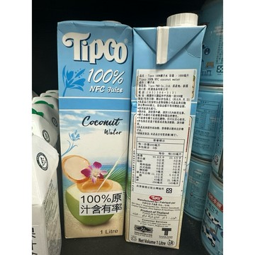 泰國 🇹🇭 Tipco 椰子水 1000ml 酷椰嶼 100%椰子水 椰子汁