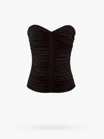 Draped viscose top - SAINT LAURENT - gender_Woman