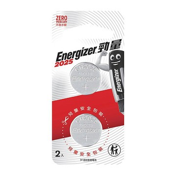 Energizer 鈕扣型CR2025鋰電池24入 吊卡裝(3V鈕扣電池DL2025)