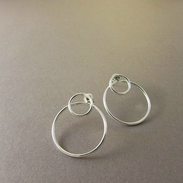 ripple earring_漣漪耳環 | 925銀 設計師手作 限量 個性耳環