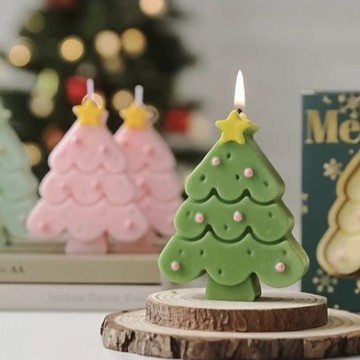 送隨機永生花束【Giftpro 禮物】Giftpro 手工聖誕樹精油蠟燭🎄聖誕節禮物🎁🎄聖誕香氛蠟燭 (隨機出貨版)