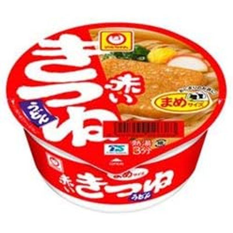 東洋水産 マルちゃん 赤いまめきつねうどん(西向け) 41g×24個入