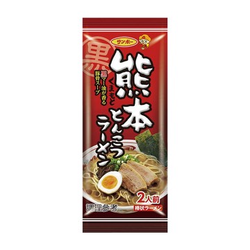 三寶 棒狀熊本豚骨風味拉麵 可搭配多種料理 濃郁湯頭 Q彈滑順  1包