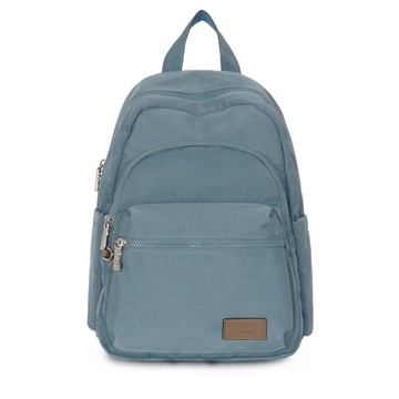 J II 後背包-多隔層防潑水後背包-莫蘭迪藍-6390-4