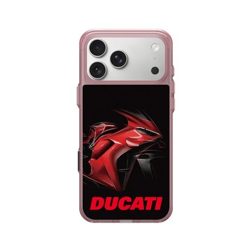 iPhone 17 Pro Max Clear (相機按鈕) 晶醺玫 - Ducati - Panigale Spirit