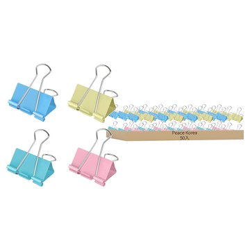 Peace Korea 圓筒長尾夾  1套  1個裝  迷你