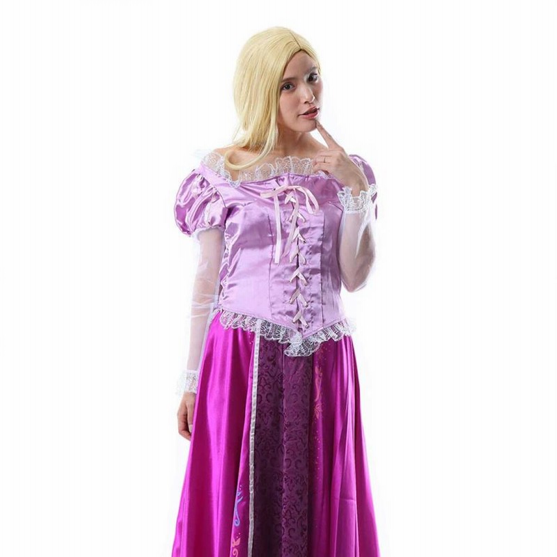 ラプンツェル ウィッグ コスプレ プリンセス 付け毛 金髪 ロング ラプンツェル ウィッグ コスプレ プリンセス 付け毛 金髪 ロング