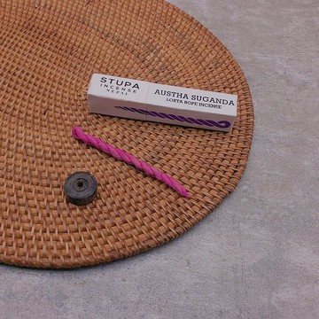 天然草本香氛 尼泊爾Stupa 手工繩香 - Austha Suganda