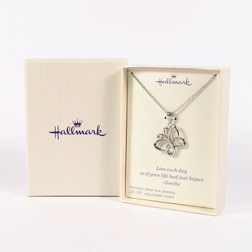 造型項鍊 蝴蝶飛舞【Hallmark-禮品 項錬】