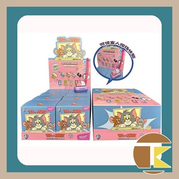 【現貨】貓和老鼠 指尖鍵帽萌粒 盲盒 公仔 盒玩 收藏 湯姆貓傑利鼠一中盒8入｜愛蛋客