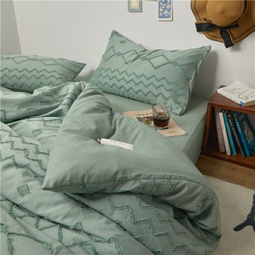 床上四件套輕奢高級感磨毛床品套件被套床單三件套被罩床笠款冬季