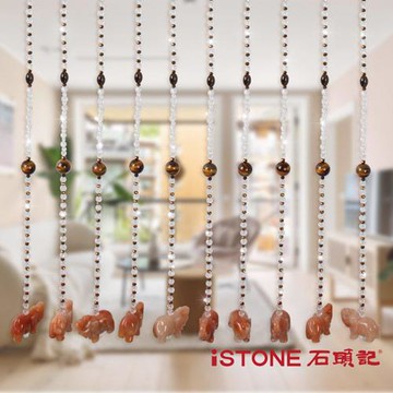 石頭記-水晶珠簾-虎眼石-吉祥福氣