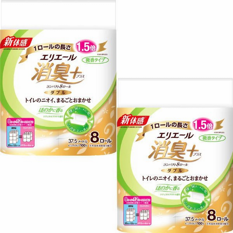 最新号掲載アイテム まとめ 大王製紙 エリエール トイレットティシュー コンパクト シングル 芯あり 82.5m 香り付き 1パック 8ロール  fucoa.cl