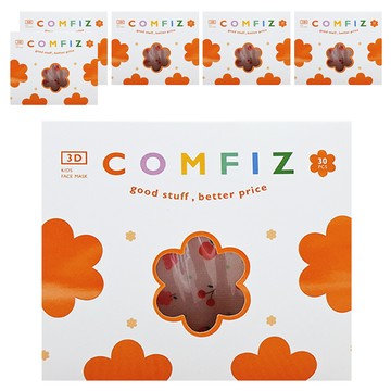 COMFIZ 康菲 兒童3D醫療口罩 3~7歲  6盒  草莓甜不甜  30片