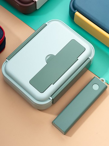 不銹鋼便當盒湯碗一體分隔飯盒保溫分格餐盒學生上班族打飯午餐盒