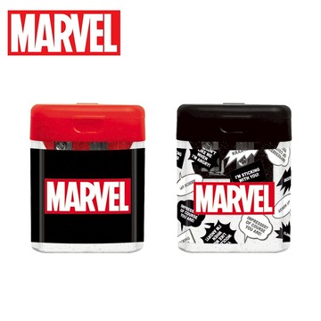 【日本正版】MARVEL 雙孔 削筆器 削鉛筆 日本製 漫威英雄