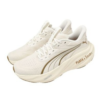 Puma 慢跑鞋 Magnify Nitro 3 Saysky Wns 女鞋 米 聯名款 312321-01