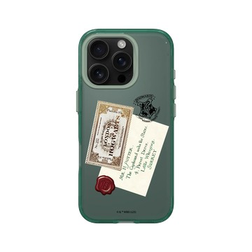 iPhone 16 Pro Clear 憂墨綠 - 哈利波特 Harry Potter - 入學信封和車票