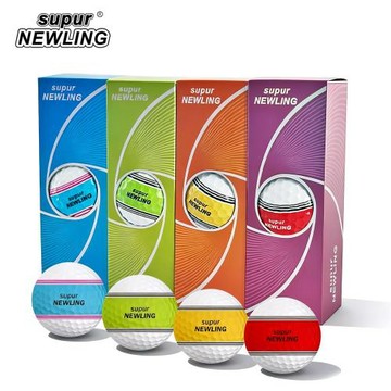 跨境 Supur NEWLING全新高爾夫球 比賽球 練習球 盒裝三層下場球