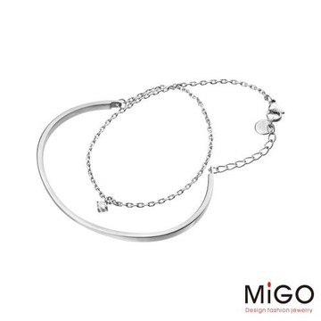 MiGO 柔情白鋼手鍊