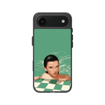 iPhone Air Clear (相機按鈕) 酷墨灰 - Janice Sung - Emerald 翡翠