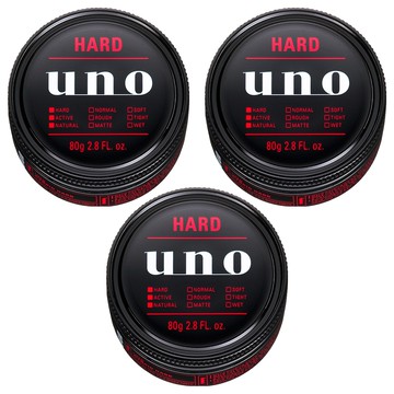 uno 徹底堅持髮腊  80g  3罐