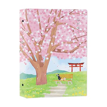 珠友Chuyu 4x6三孔特價相本/SS-51005-01/48枚/貓結櫻緣