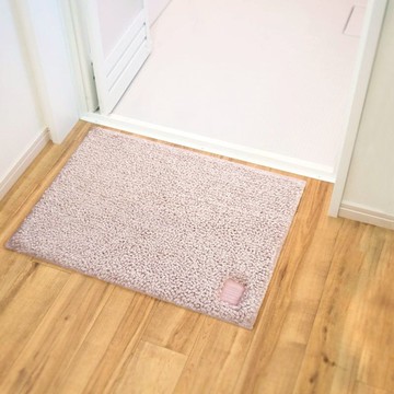 Hitohira抗菌除臭瞬吸防滑腳踏墊(M)45×60cm（多色可選）單入 (M)米色（new!）