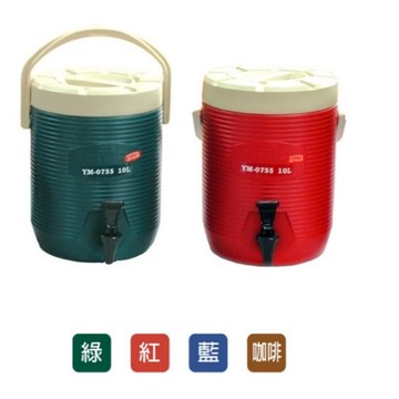【大正餐具批發】台灣製 一體成形不銹鋼 保溫茶桶10L 飲料桶