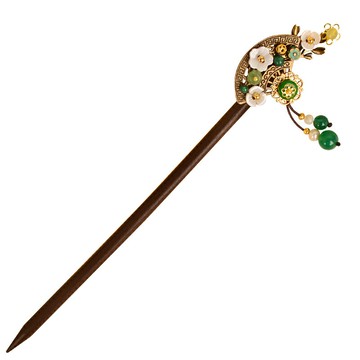 樂天精選~古風盤發木簪復古發簪流蘇步搖簪子古典發飾高級感頭飾旗袍中國風 雙11全館免運