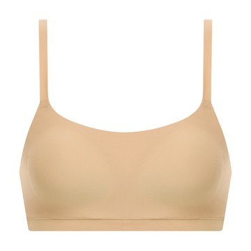 【Chantelle Lab】透氣涼感U領無痕內衣>XS-XXL>膚色(16A20_0WU)【Soft Stretch】