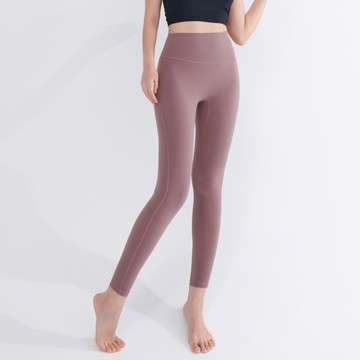 Mori girl 親膚極高腰運動褲 柔粉