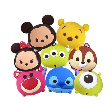 Disney 迪士尼 TSUM TSUM 手機立架+捲線器(1入) 多款可選【小三美日】
