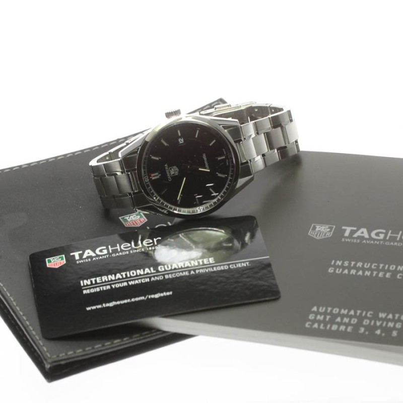 ☆良品☆保証書付き【TAG HEUER】タグホイヤー カレラ WV211B-3 デイト 自動巻き メンズ | LINEブランドカタログ