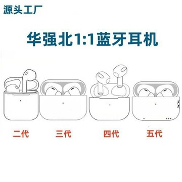 華強北二三四五代藍牙耳機降噪無線運動TWS跨境熱賣禮品一件批發